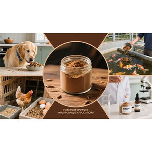 Polvo de grillo de insectos y gusano de la harina de alta proteína para alimentos para mascotas, polvo de gusano de la harina, insectos, polvo de Grillo, aditivos para piensos - Product Image 6
