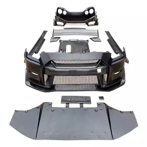 Car full body kit for Nissan GTR35 08-16 modified for NISSMO model large surround carbon fiber body kit bumper fender tail