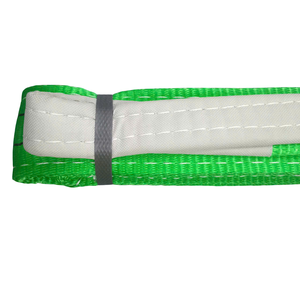 Sangle en polyester à prix direct d'usine Polyester 2000kg vert pour un levage, une traction et un transport sûrs et fiables - Product Image 6