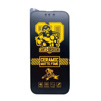 Protection d'écran en céramique pour iPhone 14 13 Pro Max, anti-casse, coque de téléphone portable, film flexible 9H, protection d'écran