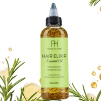Minyak Elixir Rambut Ringan 60ml Label Pribadi Anti-Kusut Serum Nutrisi Kulit Kepala Memperkuat Akar Rambut OEM ODM