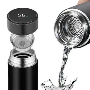 500ml Luxury LED Digital <b>Smart</b> Temperature Display Thermos Stainless Steel Flask Cup for Water Travel-Intelligente Intelligente - Product Image 2