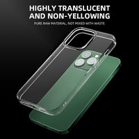 Coque de téléphone transparente en TPU Vmax pour iPhone 15 14 13 12 11 Pro Max, coque souple pour iPhone X XS XR 8 7 Plus SE 2, coque arrière flexible