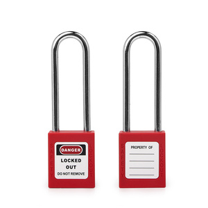 <span class=keywords><strong>Cadenas</strong></span> de sécurité Loto Locks Manufacturer à anse en acier de 76 mm, à clé identique, avec clé maîtresse pour la consignation et l'étiquetage industriel - Product Image 1