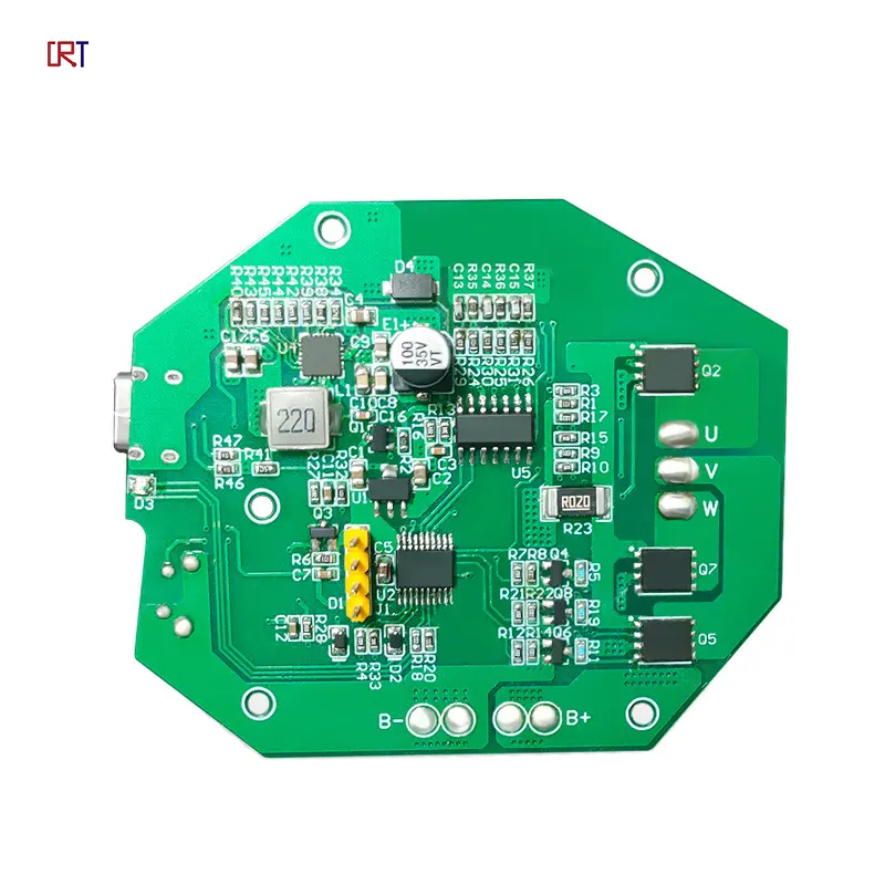 เครื่องดูดฝุ่นรถยนต์12V พร้อมมอเตอร์ไร้แปรงถ่านดูดขนาดใหญ่ที่ไม่เหนี่ยวนำไฟฟ้าโซลูชันบอร์ดวงจร PCBA