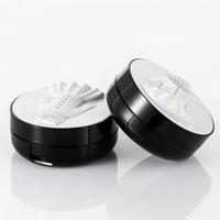 Nouvelle conception de boîte à coussin, conteneur de poudre de fond de teint, étui pour crème BB, emballage cosmétique en plastique ABS avec coussin d'air et lumière LED