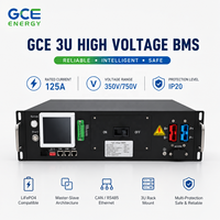 Système de gestion de batterie haute tension GCE Energy BMS 125A Master Slave, pour packs de batteries au lithium LiFePO4 de 30S à 256S, ESS BESS UPS