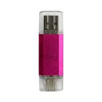 OTG Flashdisk sepeda tipe ganda, pena Drive Flash Drive USB 8GB 16GB 32GB 64GB 128GB