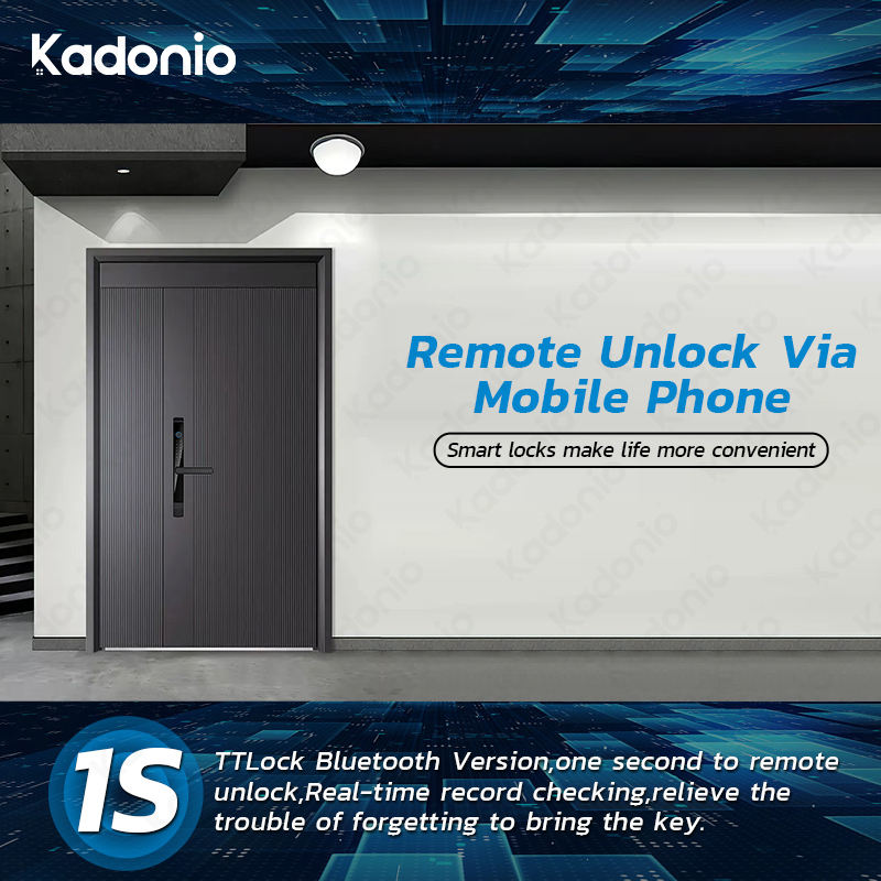 Kadonio Electronic Waterproof Smart Locks - Intelligent Lock Installation