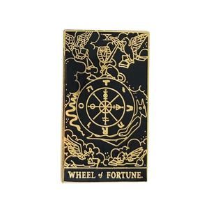 Diseño libre Venta caliente Tarot los amantes Ángel Adán y Eva oro Metal buena calidad broche personalizado suave duro esmalte pines insignia - Product Image 3