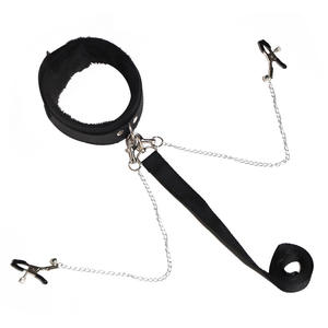 Kit de Bondage, Cadena de Metal, Pinzas para Pezones, Juego de Preliminares, Juguete Sexual para Parejas, Tapón Bucal con Tapón Anal, 100% Impermeable - Product Image 4