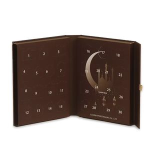 Free Design Custom Luxury Packaging Boxes Ramadan Christmas Calendar <strong>Advent</strong> Gift Box for Cookie Girls Boys Kids Teens - Product Image 3