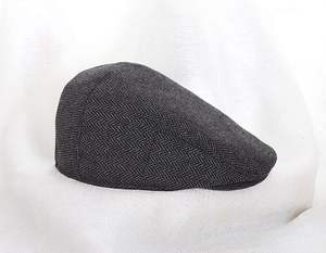 Casquette Gavroche en Tweed pour Enfants Garçons, Béret Plat Années 20 pour Petits Gentlemen, Chapeau Fedora Cabbie à Chevrons pour Garçonnet - Product Image 6