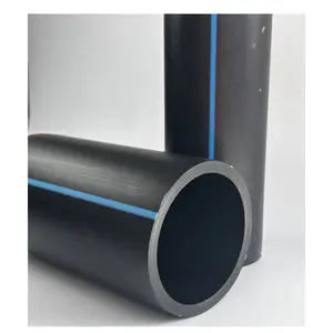 Tubo di plastica di alta qualità Pe100 PN16 nero tubo di irrigazione giardino Poly HDPE Pipe