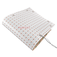 3000k/4000k/5000k LED Usine Cuivre PVC Corps Découpable 24V Luces Ultra Mince Rétro-Éclairage SMD2835 Panneau Flexible Led Feuille de Lumière
