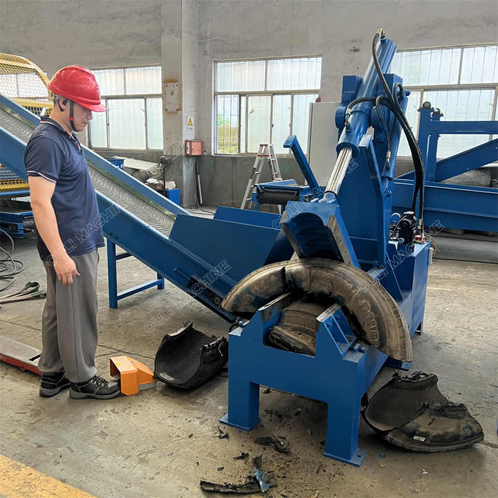 High capacity Old Tire Recycling Plant,Tyre Shredders Crusher Shredding