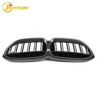 Rejilla Delantera de Fibra de Carbono Real para BMW Serie 3 G20 G21 2019+, Rejilla de Riñón, Rejillas de Ventilación para Automóviles