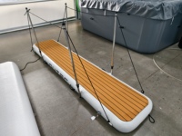 Ponton flottant gonflable antidérapant en EVA pour quai de bateau, yacht, lac, piscine