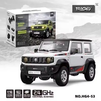 SJY-HG4-53 Coche RC Eléctrico Listo para Usar, Escala 1/16, JIMNY, Vehículo Todoterreno, 2.4Ghz, 4 Canales, Control Remoto de 60M, Cable USB, Aleación