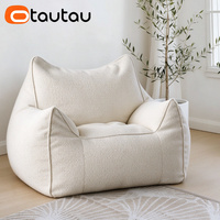 OTAUTAU Pouf rembourré avec garnissage, imperméable pour extérieur, fauteuil ottoman, canapé de camping, jardin, plage SF114