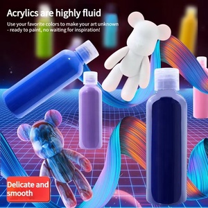 Chất Lượng Cao 60Ml Lỏng Acrylic Sơn Chất Lỏng Sáng Tạo Gấu Nhanh Chóng Làm Khô Acrylic Đổ Sơn Cho Sinh Viên Nghệ Thuật Lớp Sơn - Product Image 5