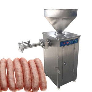 Línea de producción de embutidor de salchichas automático, máquina industrial de fabricación de torsión con <span class=keywords><strong>linker</strong></span> de atado - Product Image 2