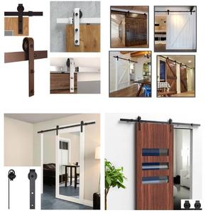 Rueda de Rodamiento Doble WEKIS de Latón Negro Antiguo y Acero al Carbono para Puertas Correderas, Herraje para Puertas de Granero con Tornillo para Uso en Dormitorios y Exteriores - Product Image 5