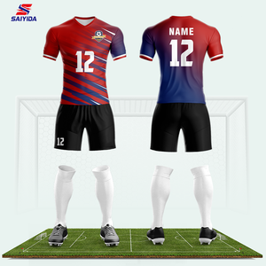 Uniforme de fútbol retro personalizable establece camiseta Impresión digital original con nombre personalizado suministro OEM - Product Image 3