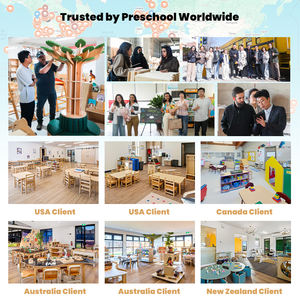 เฟอร์นิเจอร์การศึกษาสมัยใหม่ โต๊ะปรับระดับความสูงได้ <span class=keywords><strong>เก้าอี้</strong></span>แบบซ้อนได้สำหรับเด็ก สำหรับการจัดสภาพแวดล้อมการเรียนรู้ในโรงเรียนอนุบาล - Product Image 4