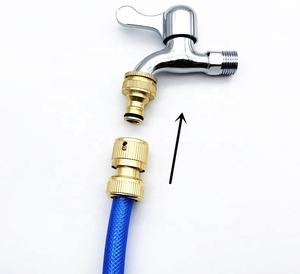 Adaptateur de robinet en laiton 1/2 \ "3/4 \" pour l'irrigation du jardin Pistolet <span class=keywords><strong>à</strong></span> eau <span class=keywords><strong>à</strong></span> connexion rapide pour <span class=keywords><strong>machine</strong></span> <span class=keywords><strong>à</strong></span> <span class=keywords><strong>laver</strong></span> Joint de mamelon standard pour - Product Image 6