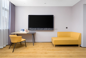 Custom Modern Hotel Bed with Laminate Wood <b>Headboard</b> King Size Platform Bed Frame Guest Room Furniture for Budget Hotel Motel - Product Image 5
