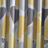 Usine En Gros Design Moderne Rideau Tissu Textiles Maison Rose Imprimé Rideau Tissu Pour Chambre Fenêtre