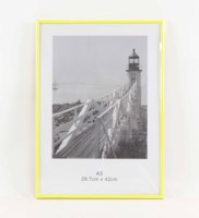 Cadre photo en PVC BD avec verre/plexiglas, cadre photo coloré d'art A4/A3, cadre photo en gros
