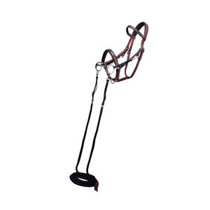 Bridon de cheval en cuir synthétique réglable de 3 m, mors fixe, sangle de bridon personnalisable, OEM VALNERO BRAND, excellente qualité d'équitation - Product Image 2