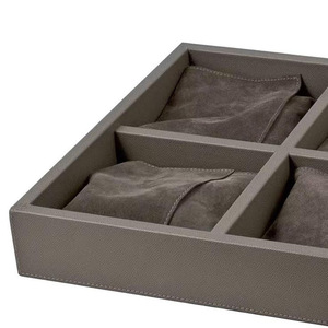 Échiquier en cuir léger luxe haut de gamme en cuir Pu échiquier échecs <span class=keywords><strong>Domino</strong></span> boîte boîte de rangement à double usage - Product Image 6