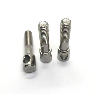 Tornillo de cabeza perforada Yan Shun de acero inoxidable con orificio de cola, varilla hexagonal redonda, rosca no estándar, hecho a medida - Product Image 1