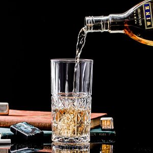 Wholesale Thick Reusable Eco-Friendly Lead Free Crystal Whiskey Scotch <b>Bourbon</b> Rum Gin Water Cocktail <b>Glasses</b> Break Resistant - Product Image 2