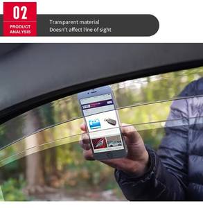 Pour <span class=keywords><strong>Audi</strong></span> 2014-2020 A3 21-24 A3L berline fenêtre visière fenêtre visière déflecteurs d'air garde pluie fumée vent évent auvents abris - Product Image 4