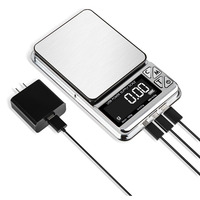 Balance de poche numérique portable USB J&R, balance à pièces, 600g x 0.01g, balance à bijoux pour collectionneurs de pièces, bijoutiers, or