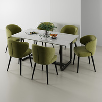 Chaises modernes haut de gamme douces et confortables pour café hôtel école salle à manger en plein air comprend des chaises de tables utilisées