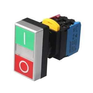 Electrical Rotary switch knob 22mm 2/3 position Selector power key switch Self-Locking 1NO 1NC switch