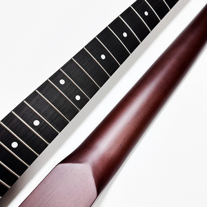 Manico per Chitarra Elettrica TL in Acero Tostato Scuro, Raggio 9,5 Pollici, Finitura Satinata, Scala 25,5 Pollici, 22 Tasti, con Tastiera in Palissandro - Product Image 3