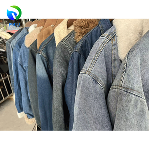 เสื้อแจ็คเก็ตยีนส์ผู้หญิง PKU A-<span class=keywords><strong>37</strong></span> รุ่นหนาสำหรับฤดูหนาว ผลิตจากโพลีเอสเตอร์/คอตตอน แฟชั่นทันสมัย ขายส่งเสื้อผ้ามือสองจากซัพพลายเออร์เสื้อผ้ามือสอง - Product Image 2