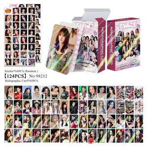 Album de cartes holographiques TW de 124 pièces, cartes photo Momo Sana <span class=keywords><strong>Chaeyoung</strong></span>, articles promotionnels de célébrités - Product Image 3