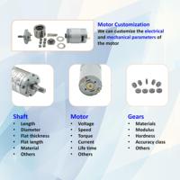Mini Motorreductor TYHE de 28 mm, 12 V, 24 V, 1.8 Nm, Alto Torque, 1200 rpm, Alta Velocidad, Bajo Consumo, 3 W, 6 W, Motor de Engranajes Planetarios de CC con Certificación CE y RoHS