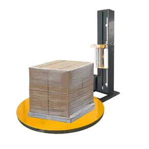 Emballeuse automatique de palettes Emballage étirable de palettes en bois Fournisseurs de machines d'emballage
