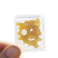 Petite boîte carrée transparente en plastique mini boîte de rangement, logo personnalisable