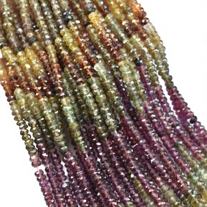 Cuentas espaciadoras sueltas facetadas de circonita múltiple de 5 mm Jinstone para la fabricación de pulseras, collares y joyería DIY al por mayor - Product Image 3