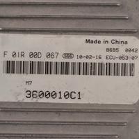 Module de commande moteur d'occasion ECU F01R00D067 3600010C1 Système M7 JL466Q Carte électronique de moteur de voiture