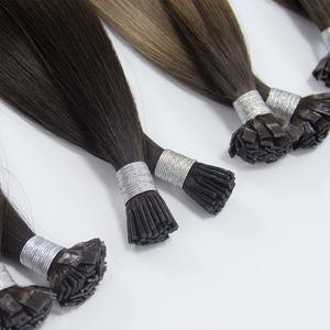 Nouveauté 2026 Cheveux chinois Remy pré-collés à micro-anneaux, pointe plate I U <span class=keywords><strong>V</strong></span>, extensions de cheveux vierges doublement tirés - Product Image 4